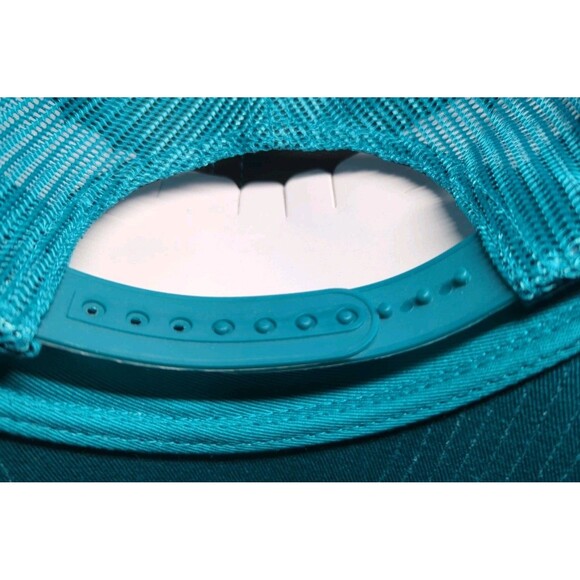 New NASCAR Denny Hamlin Striped #11 Mesh Blue Trucker Hat Cap OSFA Adult NWT - Picture 6 of 9